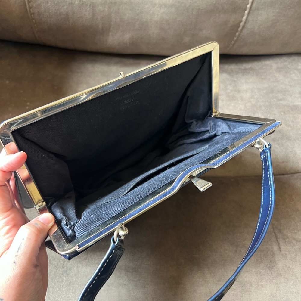 Elegant Vintage‎ 50’s-60’s Navy Blue Women's Handbag - Picture 9 of 13